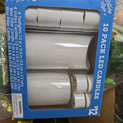 10 Pack Led Candles