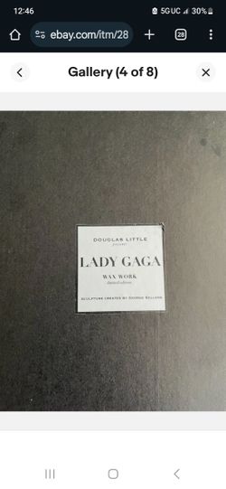 Lady Gaga Wax Sculpture
