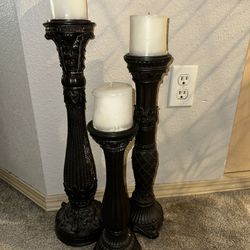 3 Candle Holders
