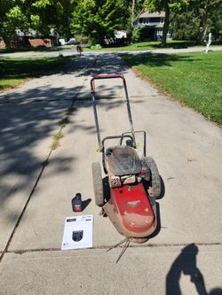 Earthquake 22 in. Gas-Powered Walk-Behind String Mower, 160cc Viper Engine