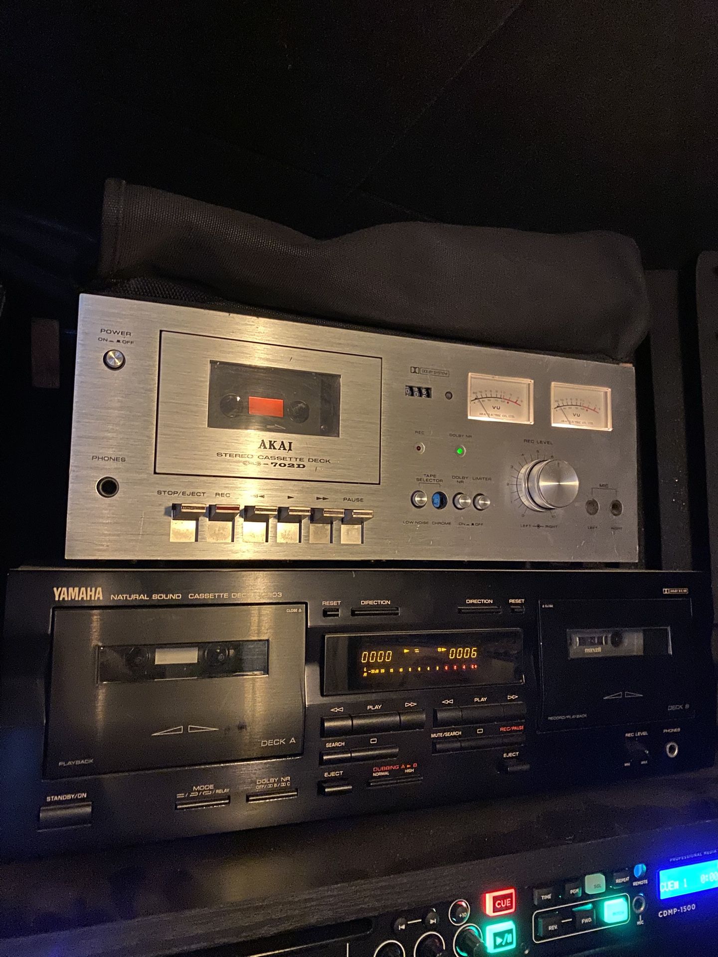 Tape Machines (Yamaha & Akai)