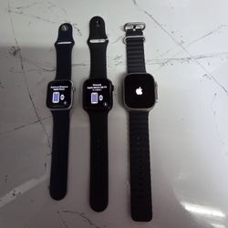 3 APPLE WATCHES 