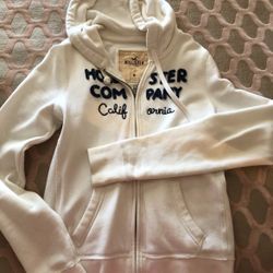 White Hollister Hoodie | Women’s Size M