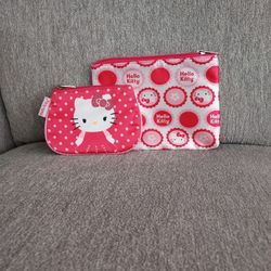Hello Kitty Zipper Pouches