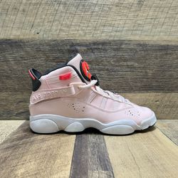 Air Jordan 6 Rings Pink Atmosphere 5Y or 6.5 Women