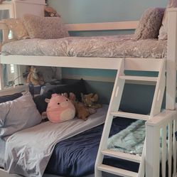 Kids Twin Over Full bed With Trundle Bed