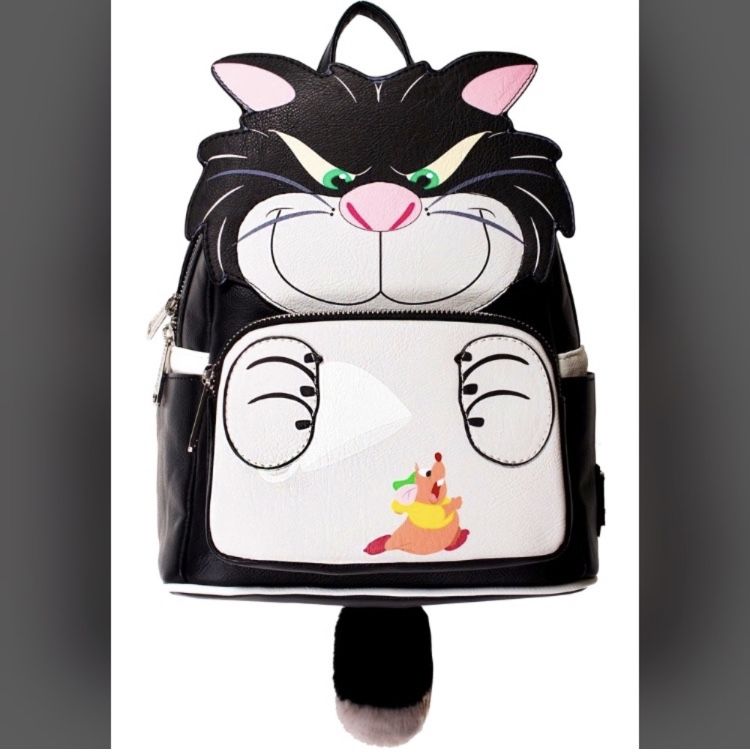 BNWT!✨ Limited Edition Loungefly Disney’s Cinderella Lucifer & Gus Gus Backpack! 🧀
