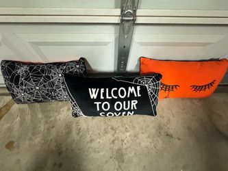 Halloween Throw Pillows Set of 3