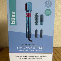 New Inbox Bliss, Five And One Hairstyler Dryer, Curler, Hot Air Brush