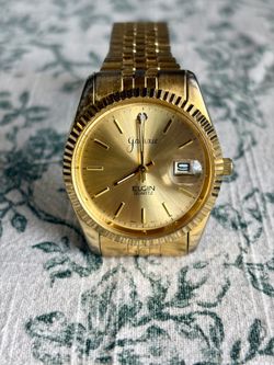 Elgin Galaxie Quartz Vtg Watch