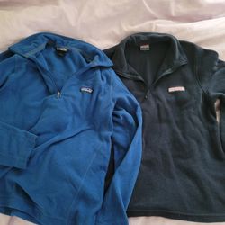 Patagonia and vineyard vince fleece jacket bundle