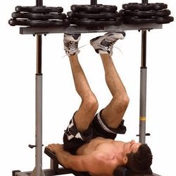 VERTICAL LEG PRESS, Like New, WEIGHTS Included!
