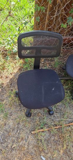 Office chairs with wheels.  $10 ea