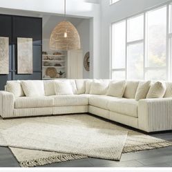 Lindyn Ivory 5-Piece Sectional ( sectional couch sofa loveseat recliner options