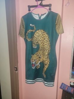 Leopard 🐆  Dress Size L