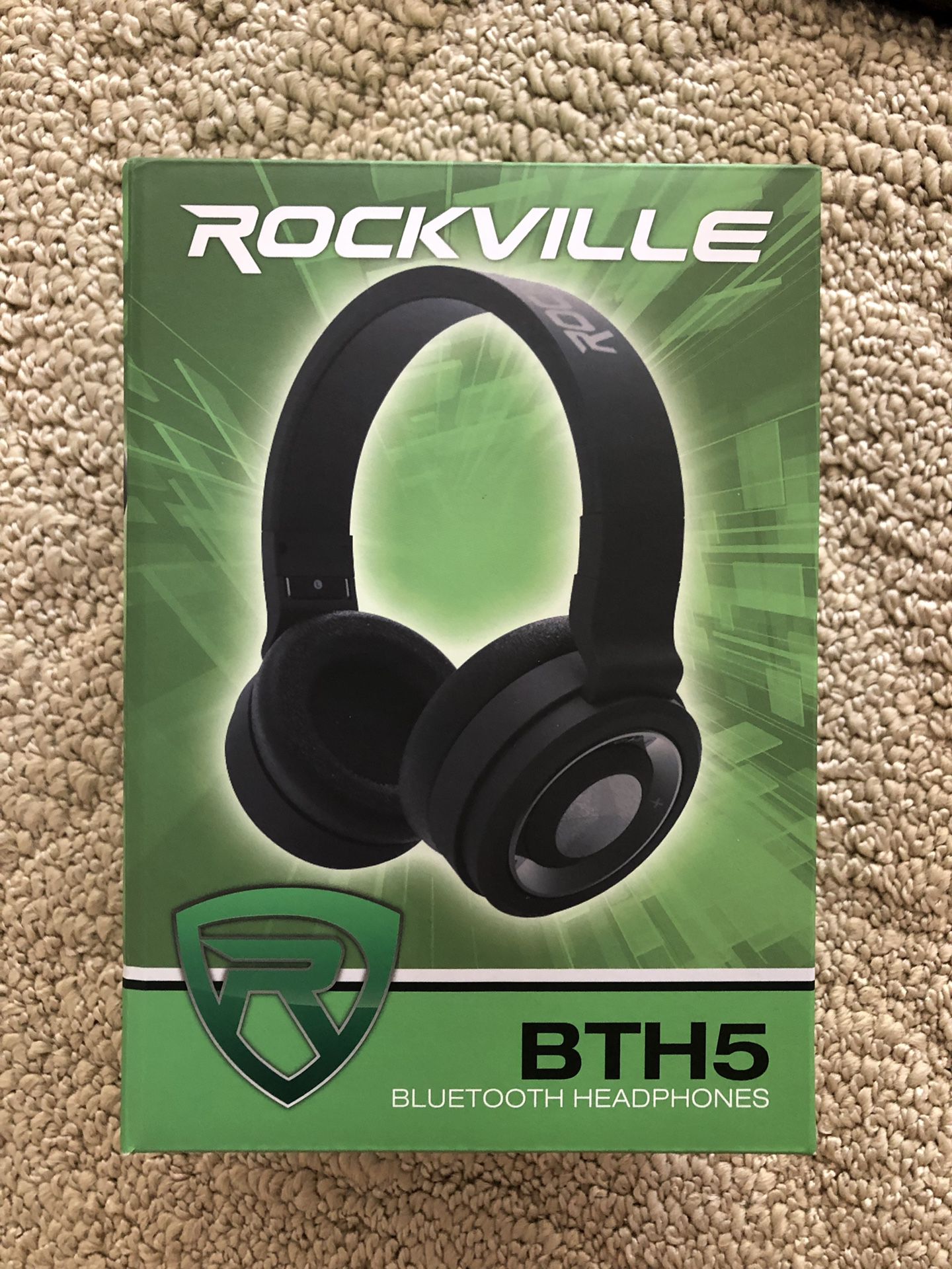 Rockville BTH5 Wireless Bluetooth Headphones w/Mic,Foldable+Detachable Cable(New OpenBox) Retail>$50