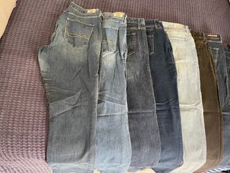 8 pairs of denim pants - size 12 $45