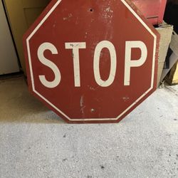 Antique Stop Sign