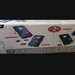 2 in 1 bean bag toss and tic tac toss Without Box Used Price Firm Corona92879 