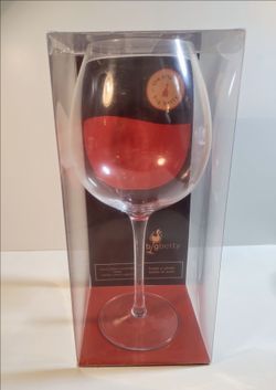 Big Betty Premium Giant Wine Glass - Holds Full 750ml Bottle of Wine, Fun Gift for Wine Lovers, Perfect for Parties, Celebrations & Events