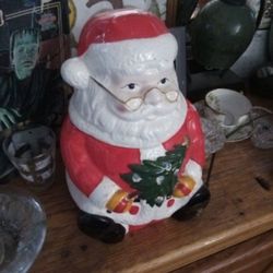 Santa Cookie Jar