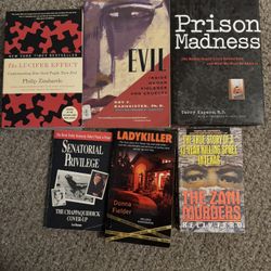 True Crime/psychology Book Lot 
