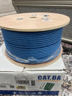 RS-485 Shielded Cable 24AWG 500FT Spool — Belden 9841 Equivalent (New)