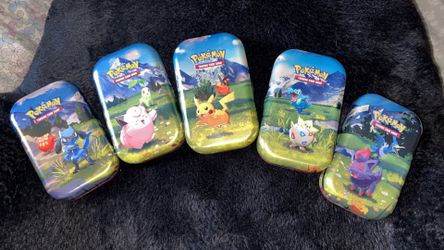 Ascended Heroes Tins  (JUST TIN, STICKER AND CARD)