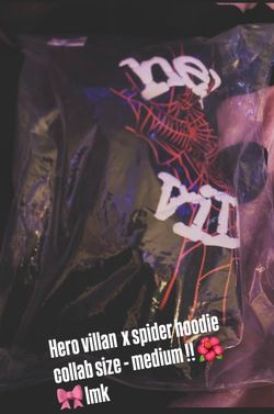 Hero villan x spider hoodie