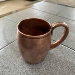 Antique Old Colony Copper Mug