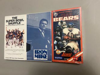 Chicago bears collectible vhs