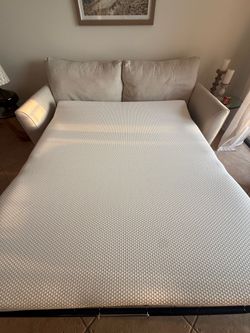 Kevin Charles Sofa Bed (Memory Foam) & Accent Chair