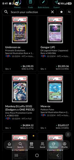 Pokemon cards psa 10