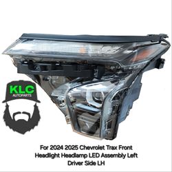 For 2024 2025 Chevrolet Trax Front Headlight Headlamp LED Assembly Left Driver Side LH