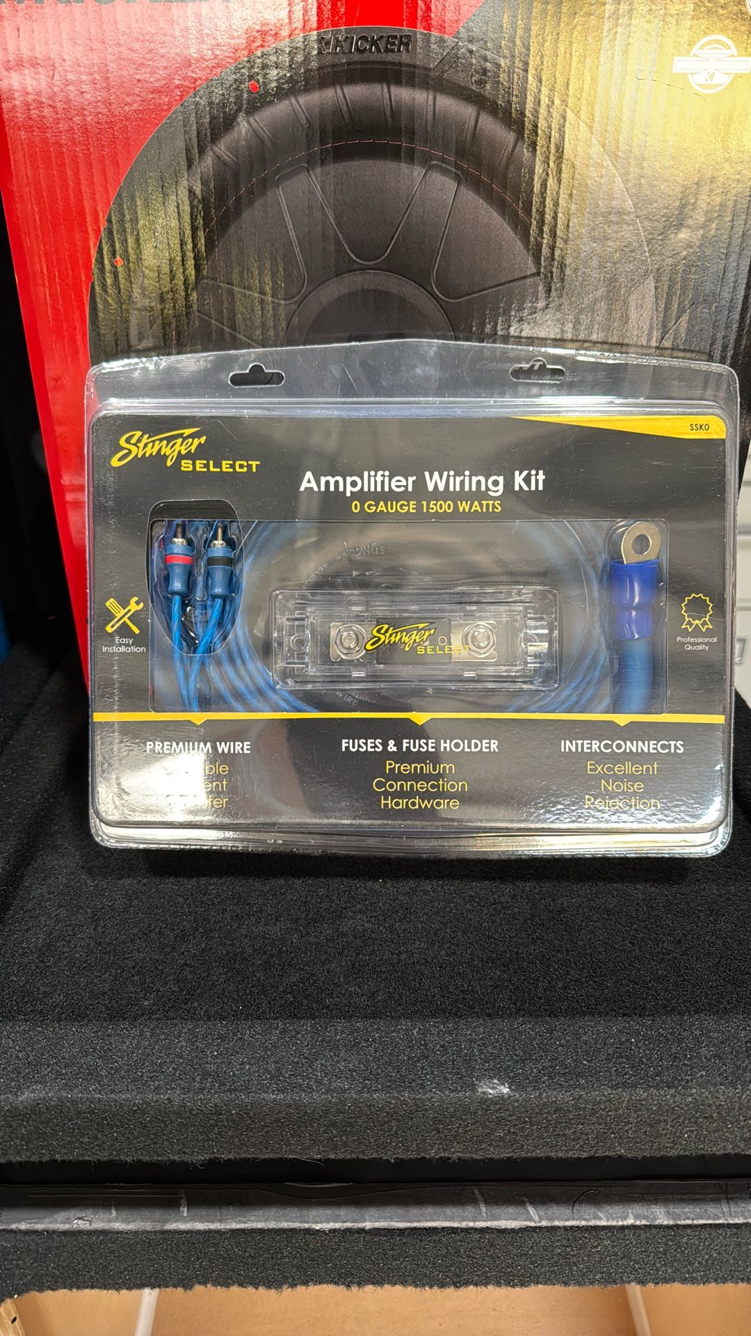 0-gauge Stinger Amp Wiring Kit
