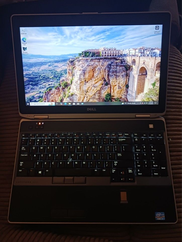 Dell Latitude 16 Inch Laptop Intel Quad Core i7 CPU 16 GB RAM 250 GB SSD Webcam 1080P LCD Wi-Fi & Bluetooth Wireless Windows Professional 64 Bit OS 