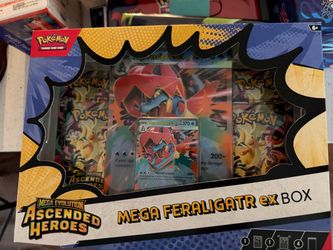 Pokémon Mega Feraligatr ex Box – Ascended Heroes