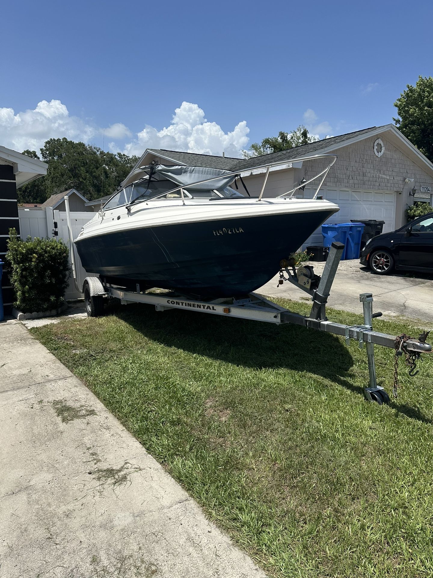 BOAT WITH TRAILER $2500 OBO