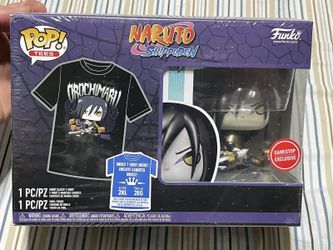 FUNKO POP & TEE Naruto Orochimaru  Game Stop Exclusive Size 2xl