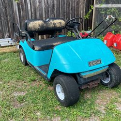 Golf Cart Ez Go 1995, 6 Batteries Few Years Old Was Running Fine , Burnt Out The Forward And Reverse Switch
