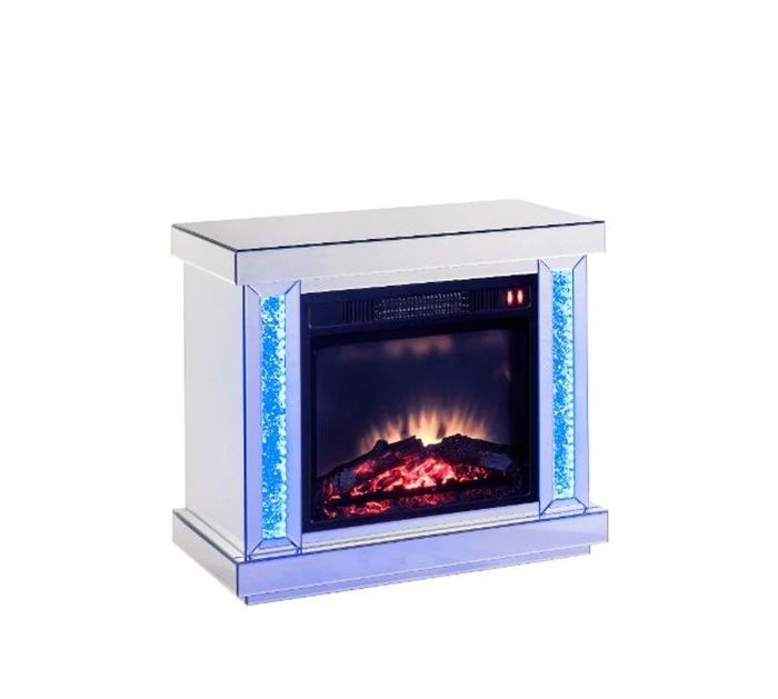 -*Glitz & Glam Electric Mirror, LED & Chrushed Crystal Fireplaces*-