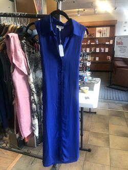Store closing: elegant royal blue dress