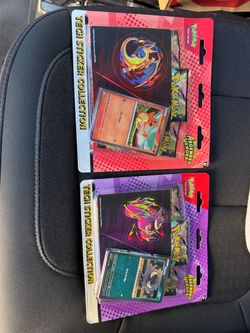 Mega evolution ascended heroes tech sticker collection (charmendar) 3 pack Pokemon cards