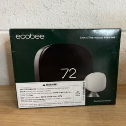 Ecobee Smart Thermostat Premium With SmartSensor By Carrier
