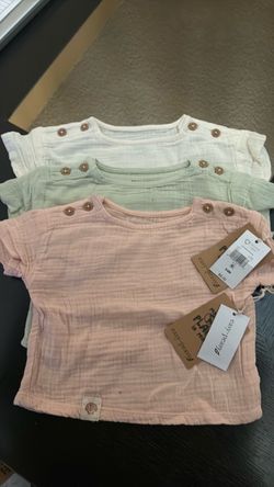 Easy Peasy Baby T-Shirts Set of 3 3-6m