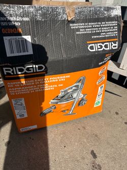 Ridgid portable shop vacuum