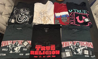 Mens 2xl and 3xl True Religion shirts