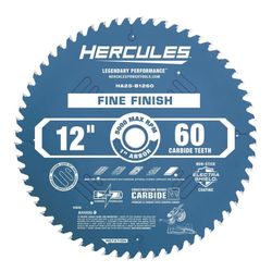 New Saw Blade 12” 60 Carbide Teeth
