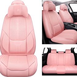 Full Coverage Faux Leather Car Seat Covers Universal Fit for Cars,SUVs and Pick-up Trucks with Waterproof Leatherette in Auto Interior Accessories