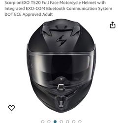Scorpion Bluetooth helmet 